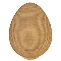 Lined Egg Lamp