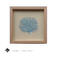 Framed Blue Sea Fan