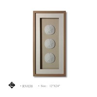 Framed 3 Piece Sand Dollar